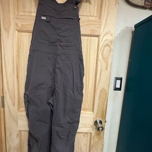 Duluth Gray Heirloom Gardening Overalls